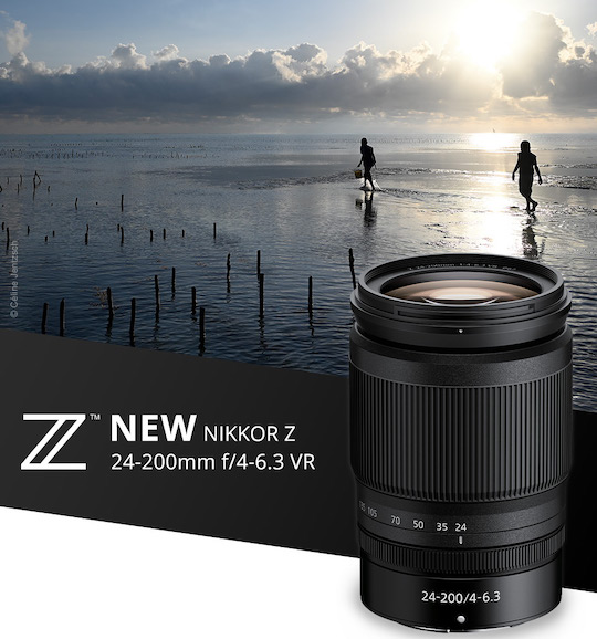 The Nikon NIKKOR Z 24-200mm f/4-6.3 VR lens is now in stock in the