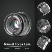 The Meike 35mm f/1.4 APS-C mirrorless lens is now available also for ...