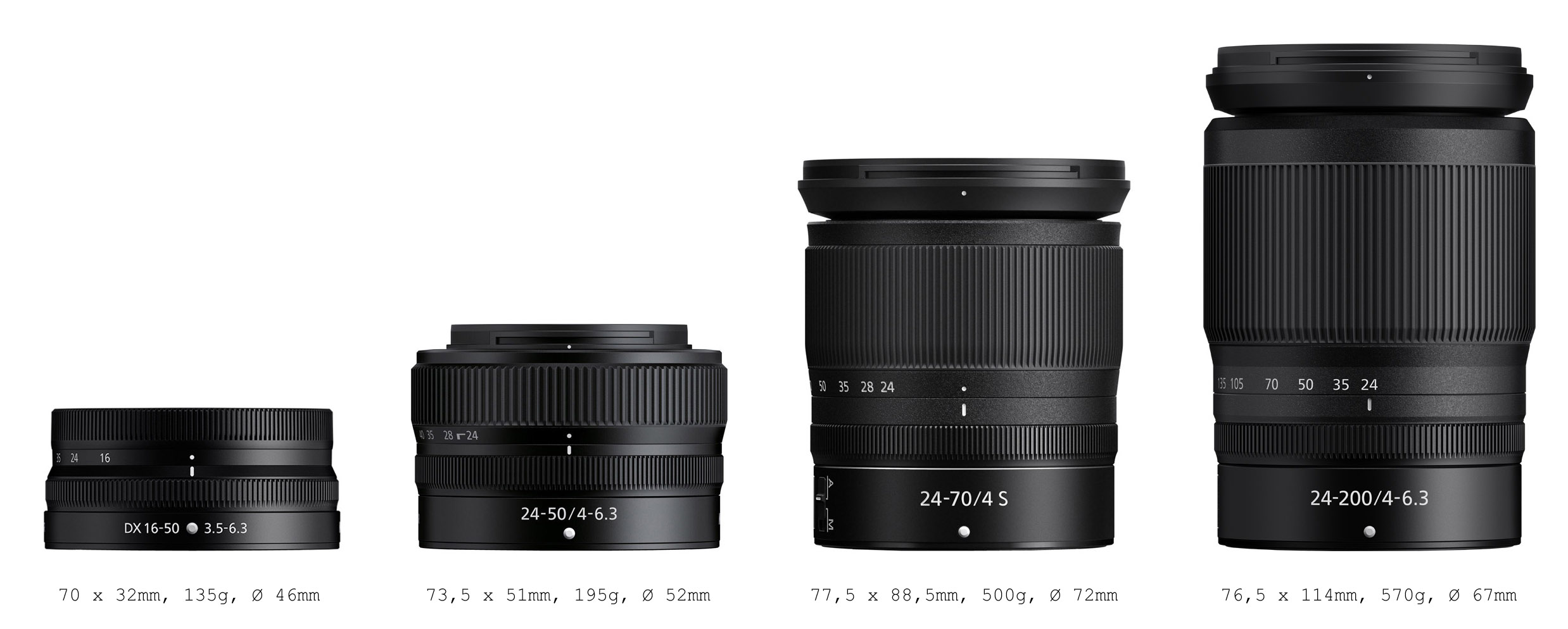 新作登場お得Nikon Nikkor Z 24-50mm f/4-6.3 HB-98フード レンズ(ズーム)