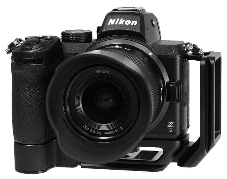 The new Z-GR1 extension grip and Z-VP1 vertical bracket for the Nikon