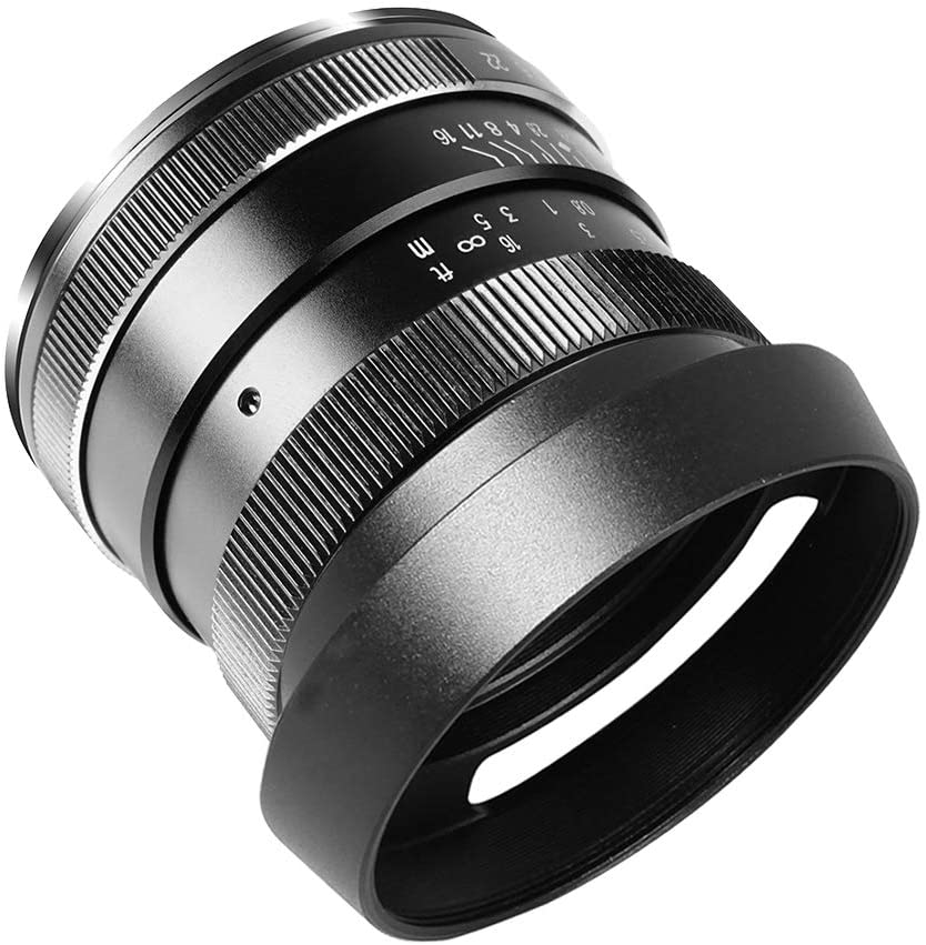 PERGEAR 7.5mm F2.8 Fish Eye Manual Focus Fixed Lens Compatible with Nikon Z Mount APS-C mirrorless Camera Z50 