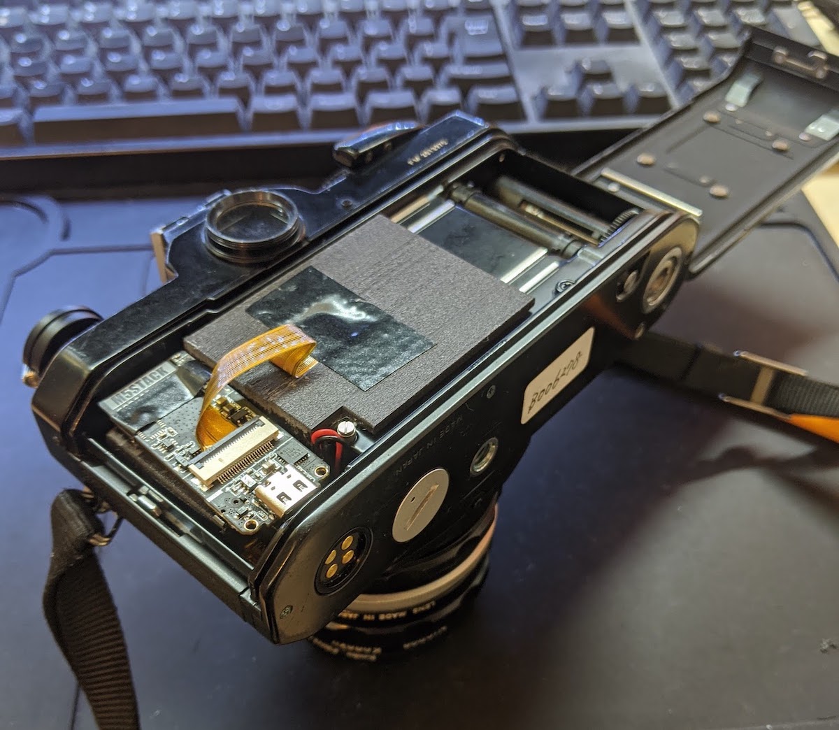 Nikon FM film camera converted into a digital camera Nikon Rumors