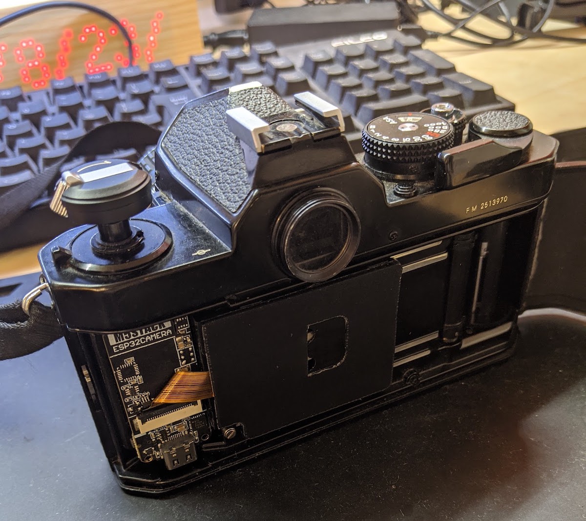 Nikon FM Film Camera Converted Into A Digital Camera Nikon Rumors