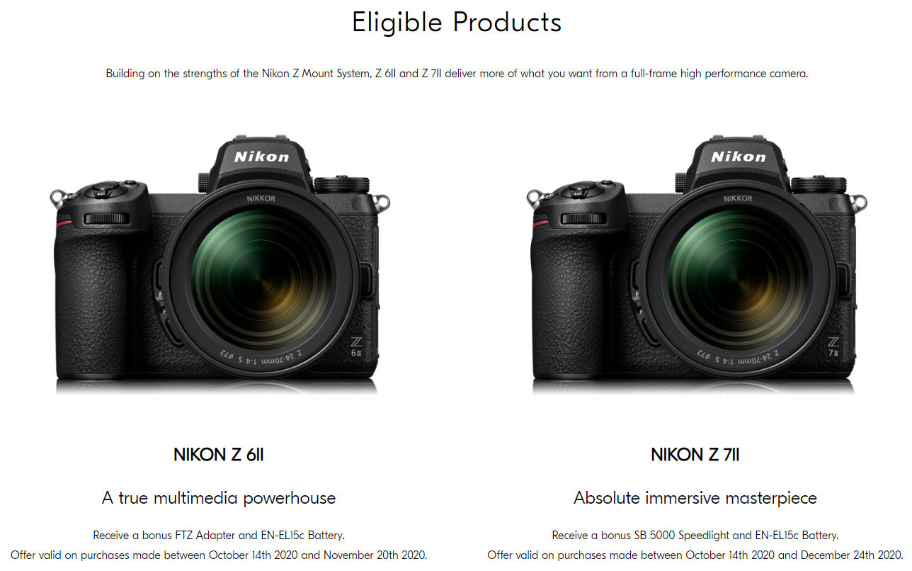 Nikon Z6 II and Z7 II additional coverage - Nikon Rumors