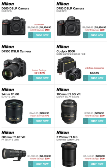 2020 Nikon Black Friday Deals - Nikon Rumors