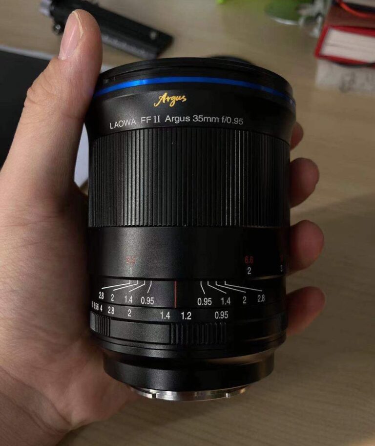 First leaked picture of the upcoming Venus Optics Laowa Argus 35mm f/0.