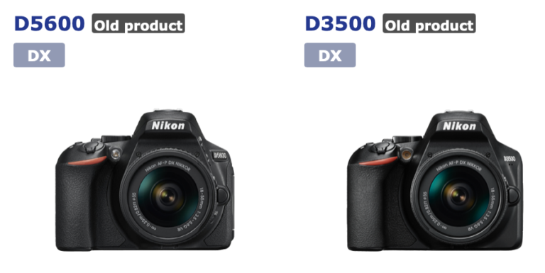 Nikon D3500 And D5600 Listed As Discontinued - Nikon Rumors