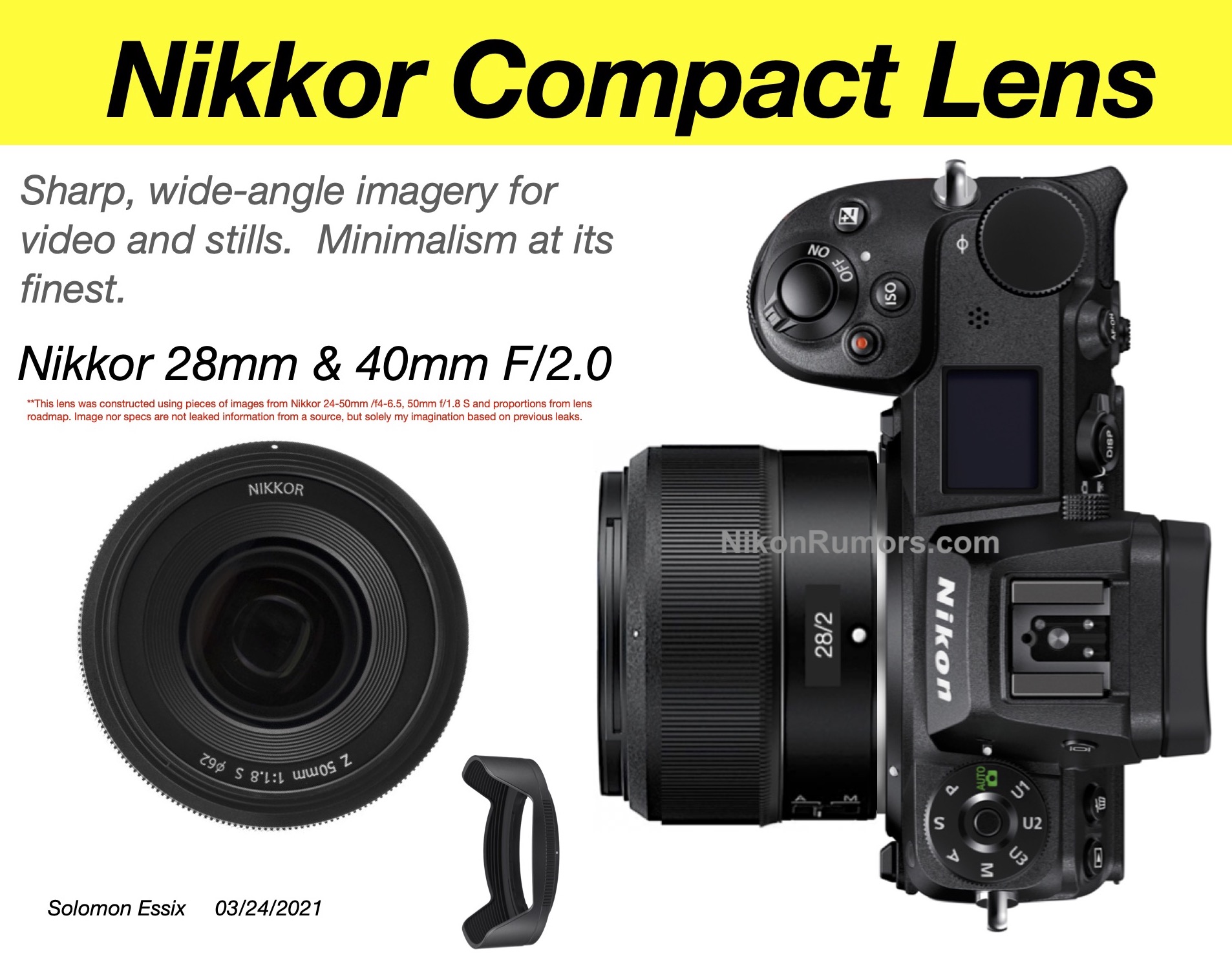  Nikon Z f with Special Edition Prime Lens, Full-Frame  Mirrorless Stills/Video Camera with Fast 40mm f/2 Lens