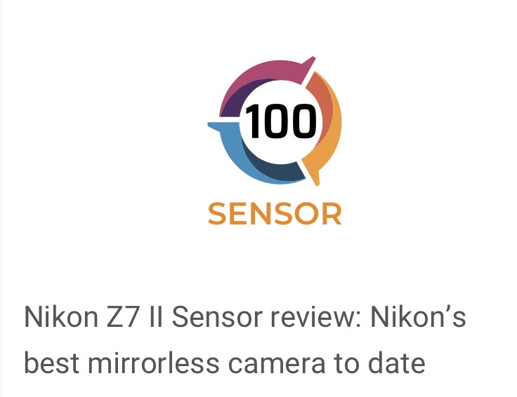 ontsnappen Communisme Correspondentie Nikon Z7II DxOMark sensor review: Nikon's best mirrorless camera to date -  Nikon Rumors