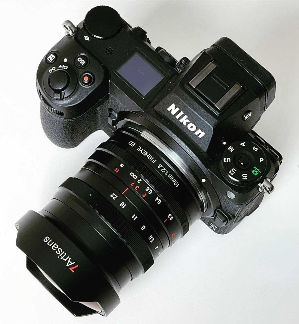Full-Frame Mirrorless Lens with 178° Angle of View for Nikon Z-Mount Cameras Z6 Z7 Z5 Z6 II Z7 II 7artisans 10mm F2.8 Ultra-Wide Fisheye Lens 