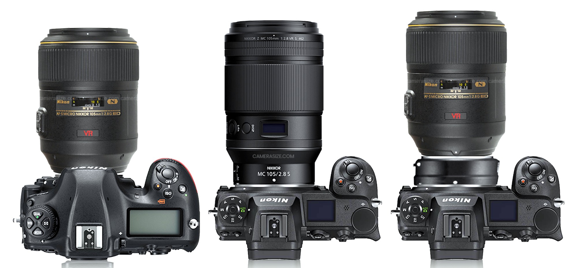 Nikkor 105mm f 2.8G VR IF E vs. Nikkor Z MC 105mm f 2.8 VR