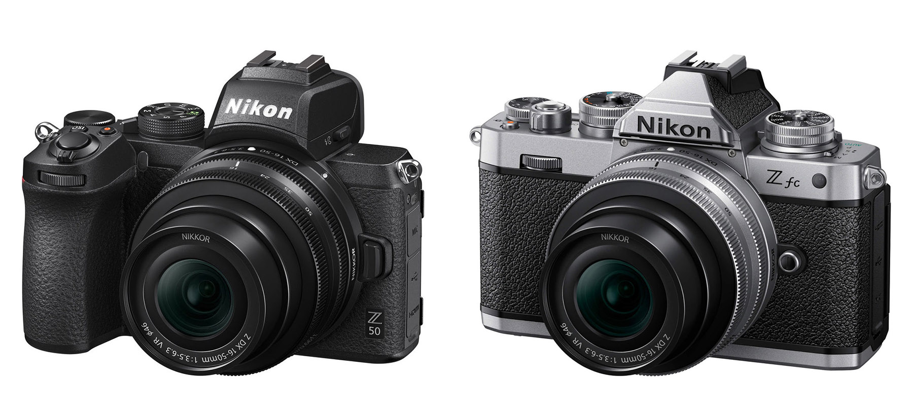 Nikon Z fc vs. Nikon Z 50 specifications comparison - Nikon Rumors