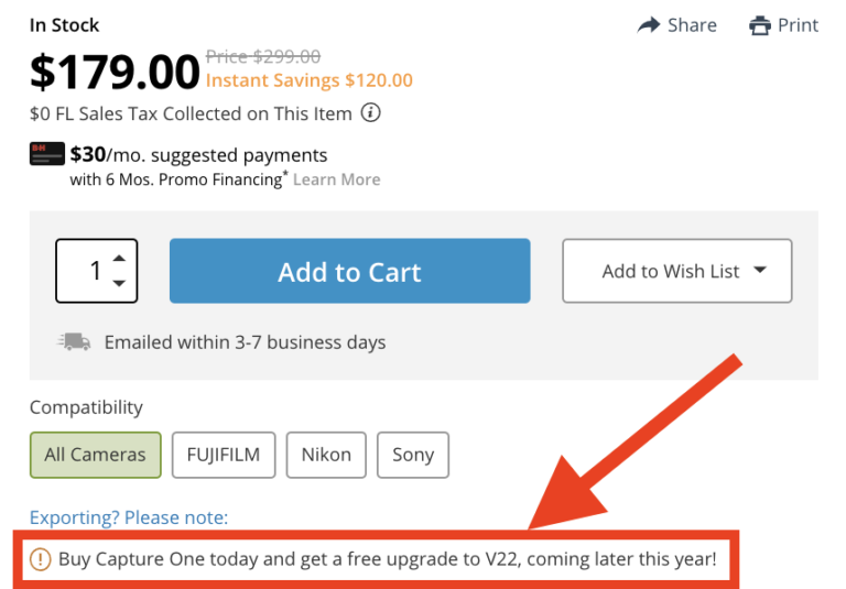 Capture One Pro 21 Is Now 170 Off And It Includes A Free Upgrade To 