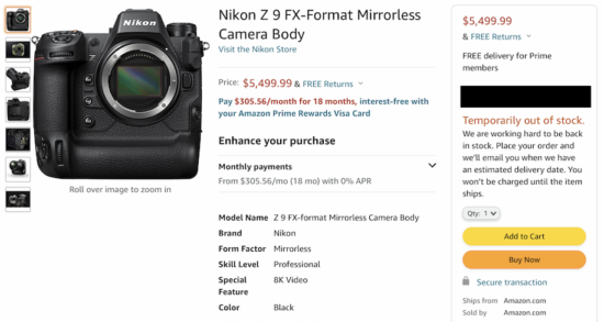 nikon z9 preorder