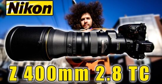 Jared Polin’s video on the upcoming Nikon NIKKOR Z 400mm f/2.8 TC VR S mirrorless lens for Z-mount