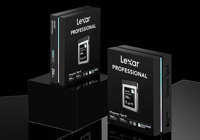 The world's fastest Lexar Diamond Series CFexpress Type B memory cards