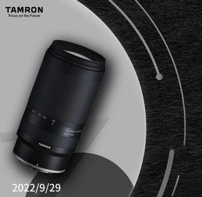 The new Tamron 70300mm f/4.56.3 Di III RXD lens for Nikon Zmount is