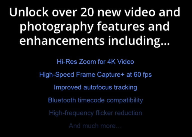 Major Nikon Z9 firmware update version 3.0 released with 20 new video