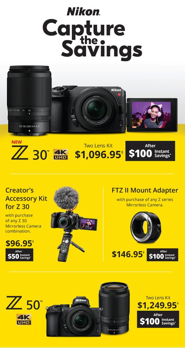 The Latest Nikon Rebates For October Over 40 Cameras And Lenses On 