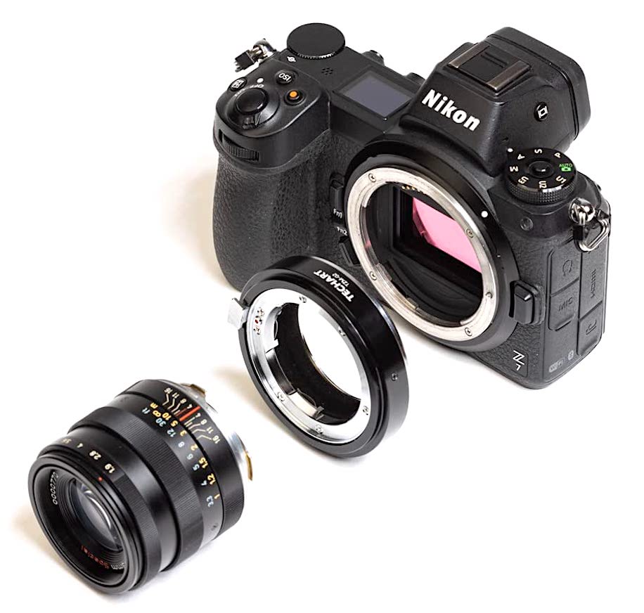 Just announced: new Techart TZM-02 Leica M lens to Nikon Z camera 