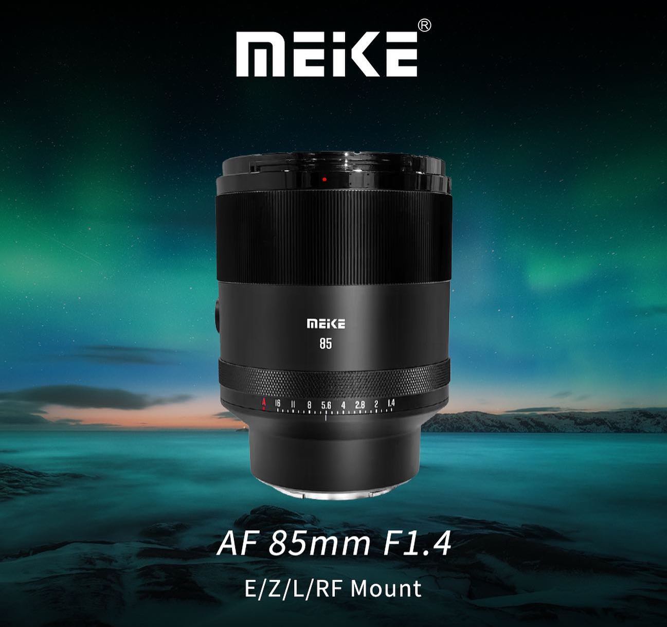 Meike announced a new 85mm f/1.4 STM full-frame mirrorless lens