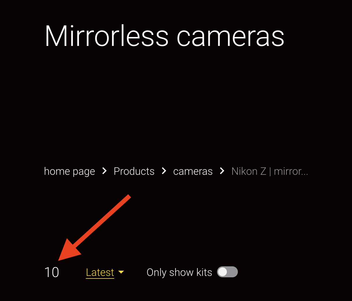 Another curiosity Nikon Germany lists ten mirrorless cameras on their