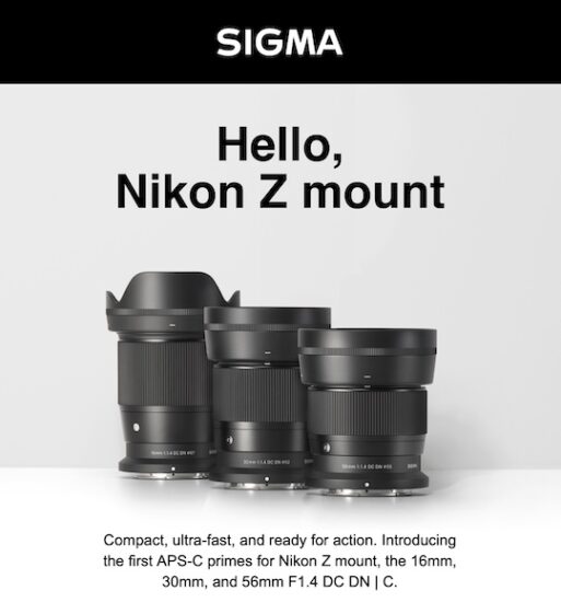 The three new Sigma lenses for Nikon Zmount are now in stock Nikon