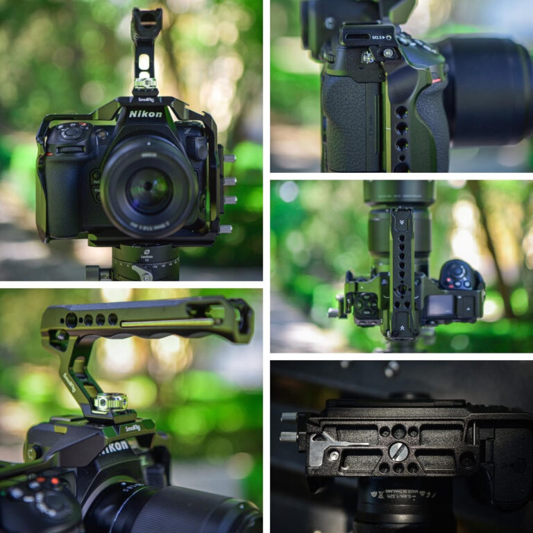 SMALLRIG Cage Kit Per Nikon Z 8 – Gabbia In Alluminio Con Impugnatura Superiore, Morsetto HDMI E Piastra Arca-Swiss – Modello 3941