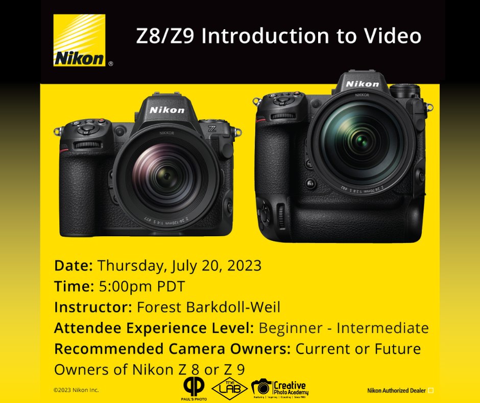 Nikon Z8 Classes - Nikon Rumors