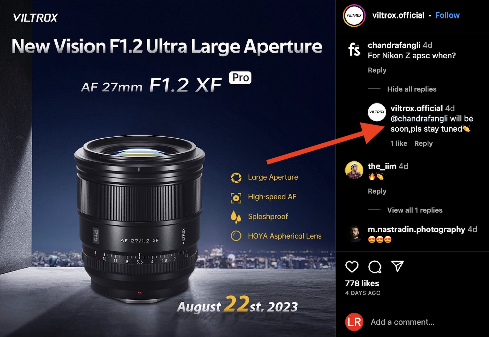 More new Chinese lenses coming for Nikon Zmount (7Artisans, Viltrox