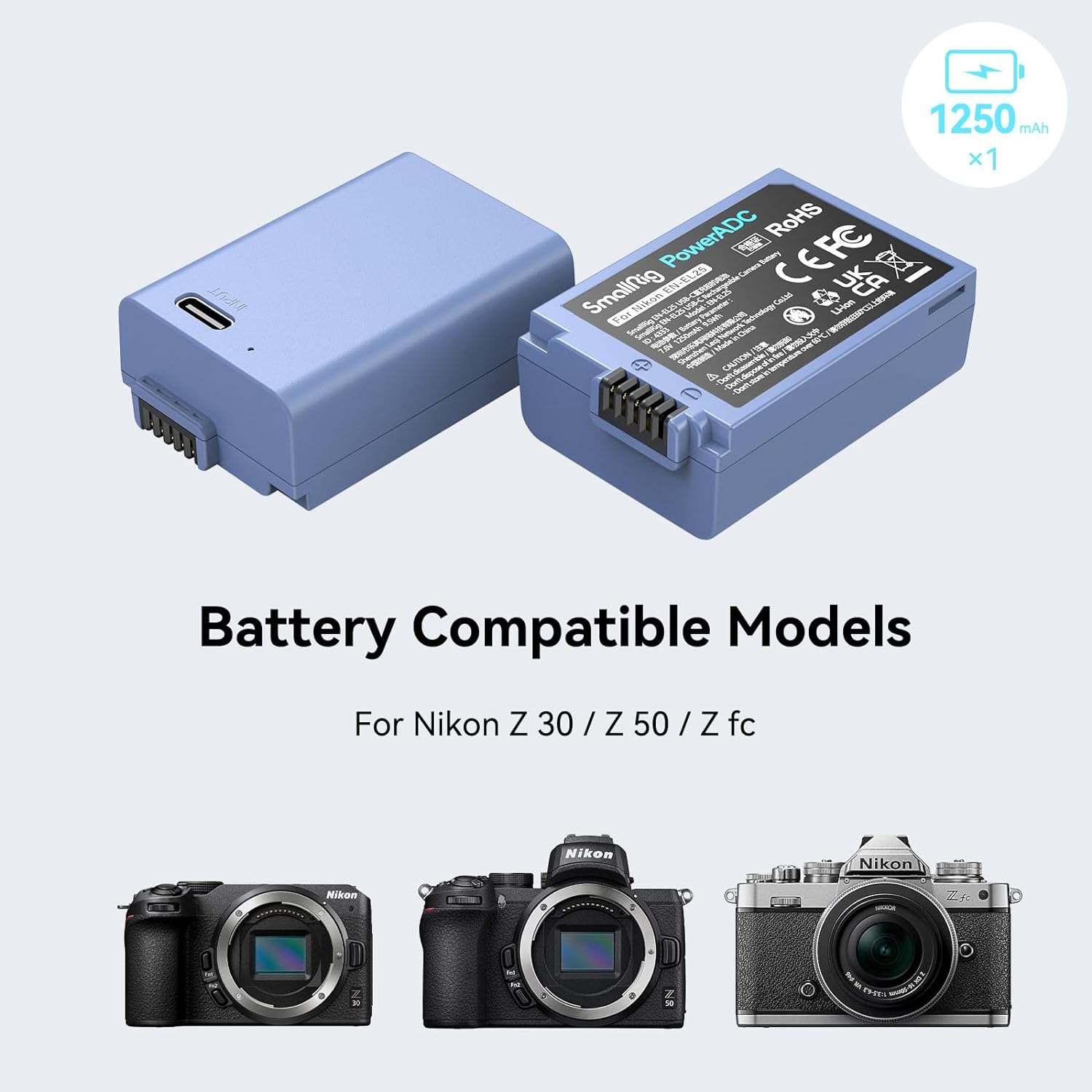 New SmallRig USBC fast charging batteries for Nikon cameras Nikon Rumors