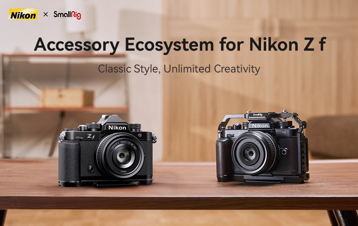 Now available: the new SmallRig grip and cage for Nikon Zf cameras 