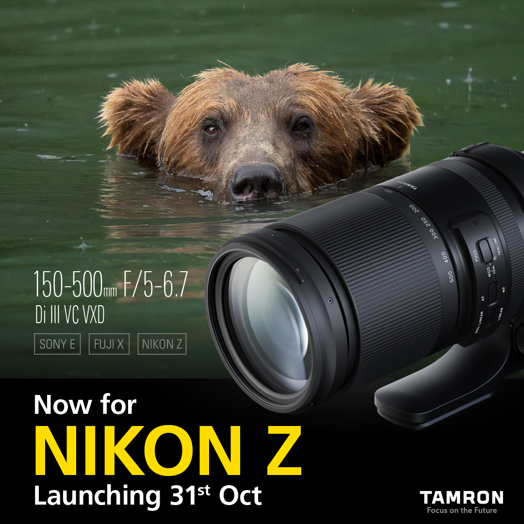 The new Tamron 150-500mm f/5-6.7 Di III VC VXD lens for Nikon Z