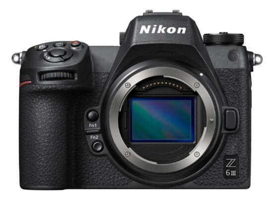 Nikon Z6 III camera mockup