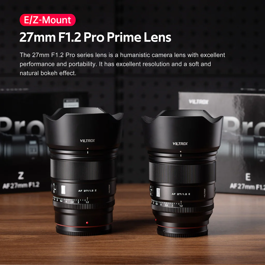 Viltrox AF 27mm f/1.2 Pro lens for Nikon Z mount officially Viltrox AF 27mm f/1.2 Pro lens for Nikon Z mount officially
