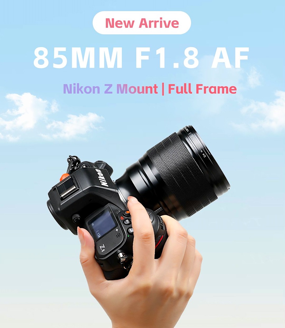 Announced and available: AstrHori 85mm f/1.8 autofocus full-frame lens for  Nikon Z-mount ($249) - Nikon Rumors