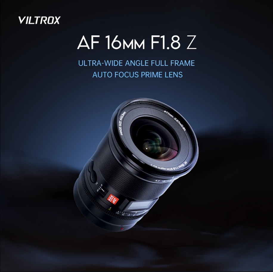 Viltrox Af 16mm F 1 8 Full Frame Lens For Nikon Z Mount Officially