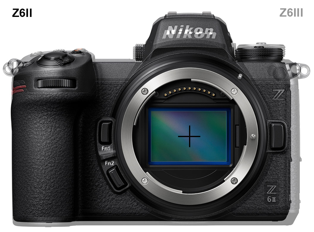 Nikon Z6 II vs. Nikon Z6 III vs. Nikon Z8 cameras size comparison ...