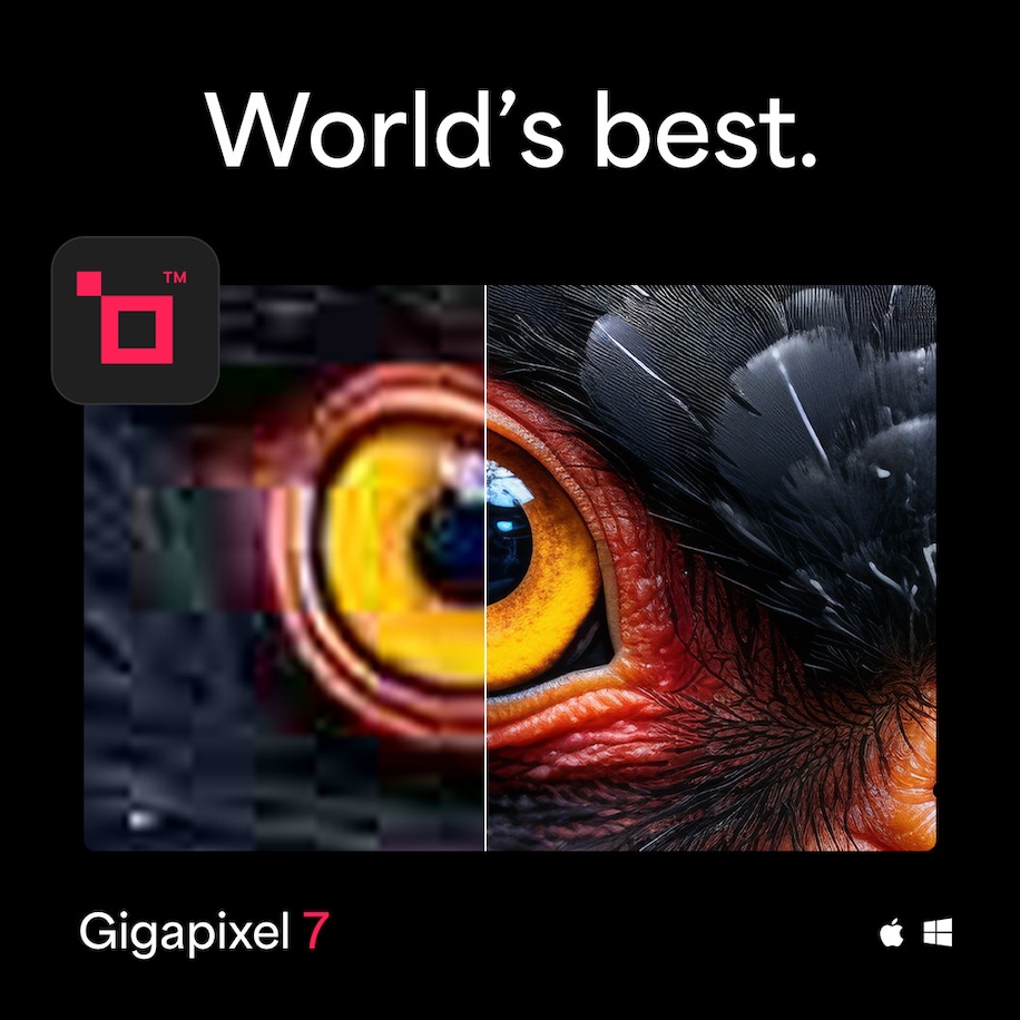 New releases from Topaz Gigapixel, ON1 NoNoise AI, and Luminar Neo ...