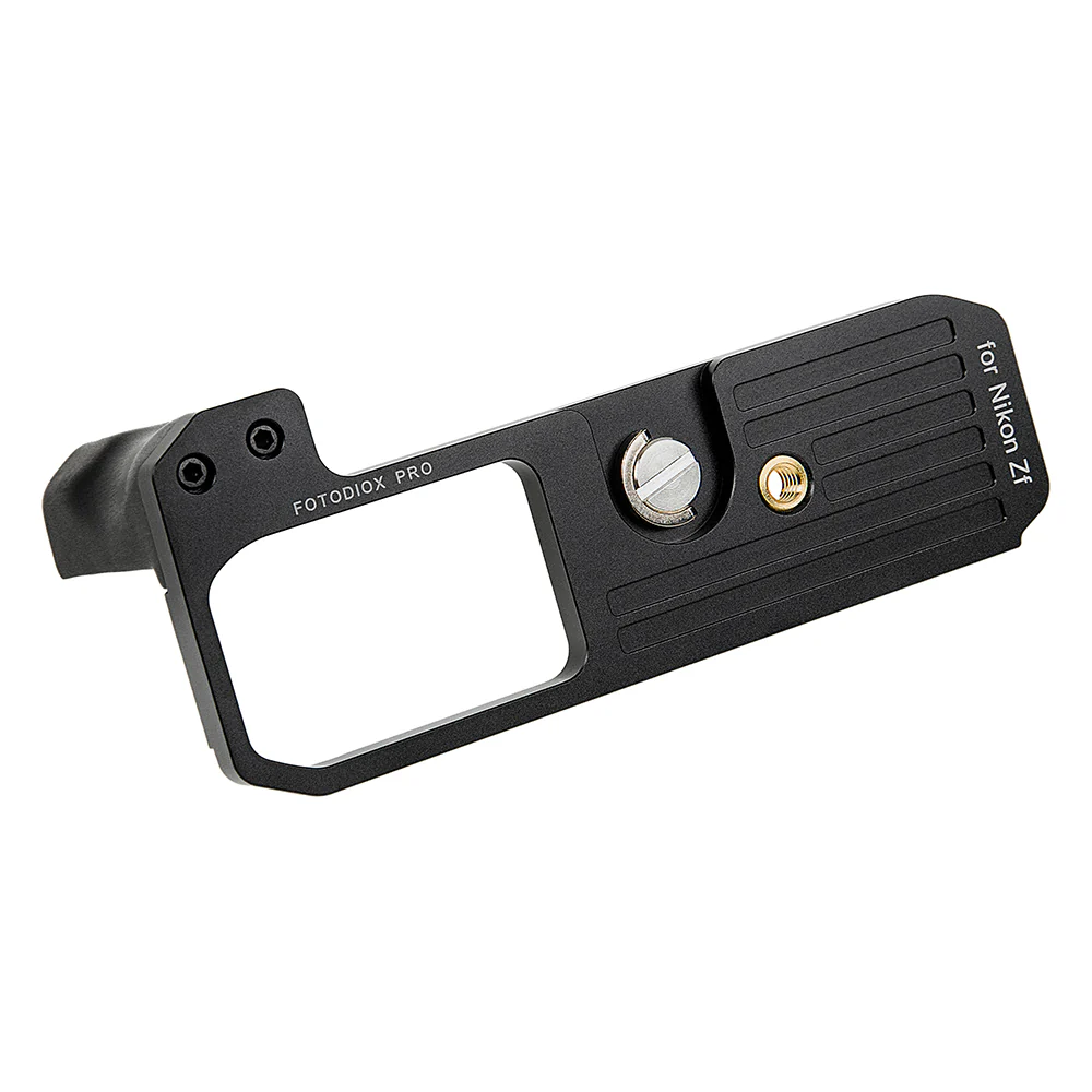New: Fotodiox DLX metal grip for Nikon Zf cameras (with a wooden
