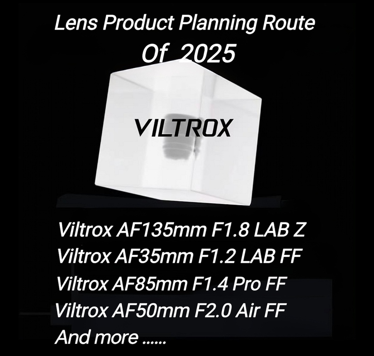 Upcoming/rumored Viltrox lenses for Nikon Z-mount