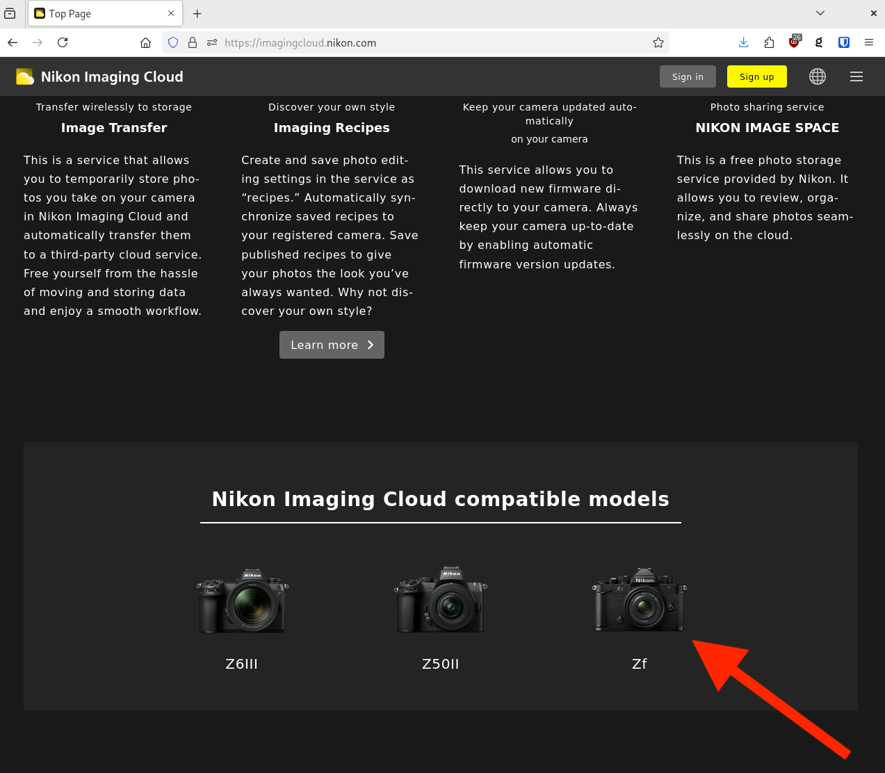 Nikon USA confirms Imaging Cloud compatibility for additional camera models