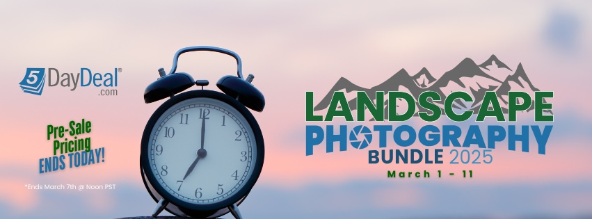 The 5-Day Deal Landscape Photography Bundle 2025 deal is ending today