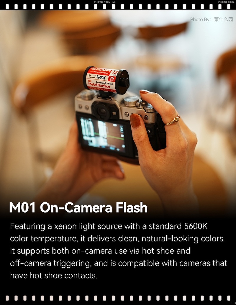Camera Flash TTArtisan M01 Mini On- Light Speedlite For Canon Nikon Sony Olympus Sony Flash