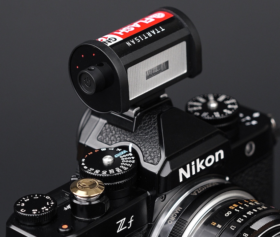 TTartisan M01 on-camera film canister flash and J01 wireless flash trigger