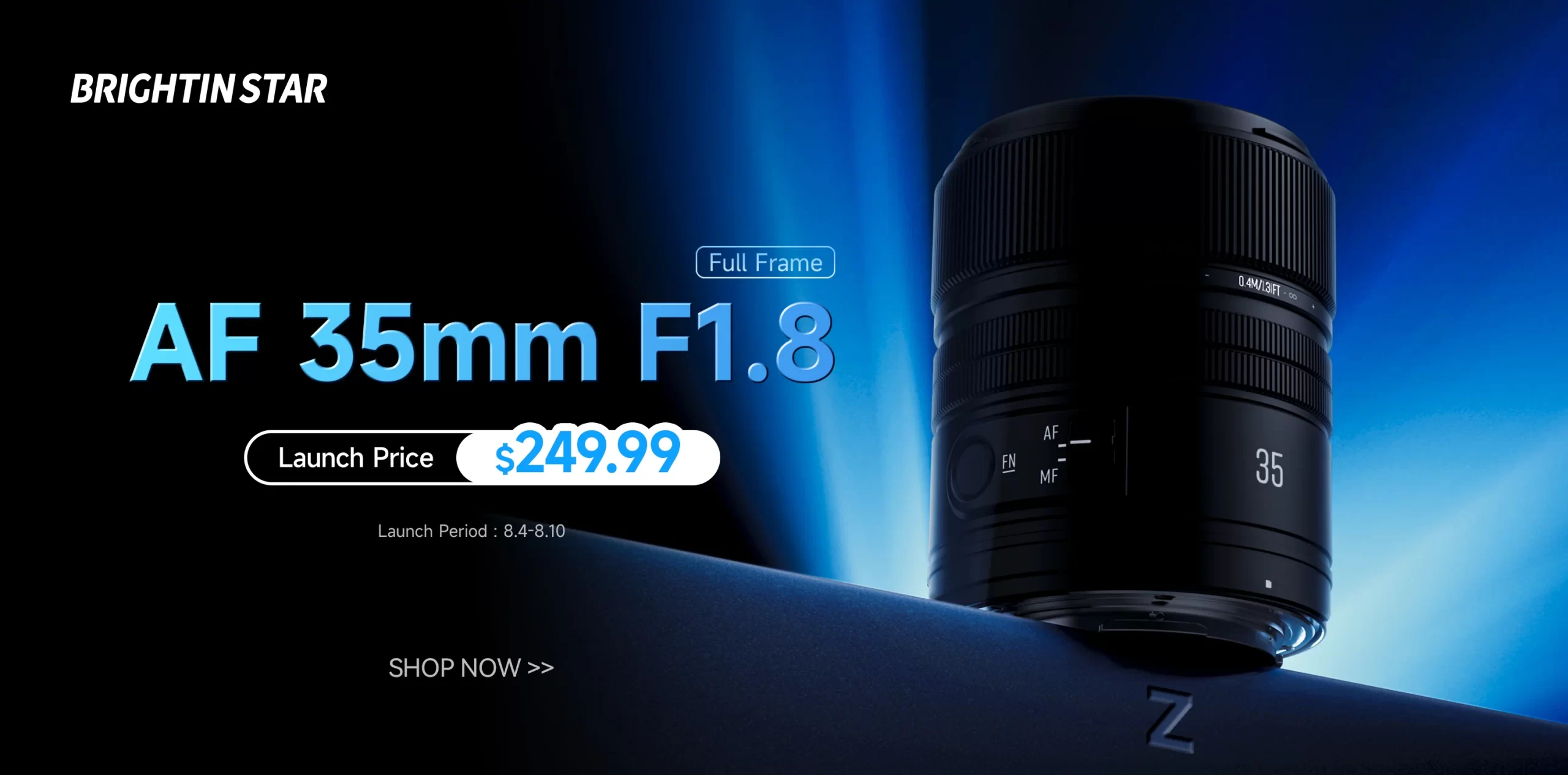 Brightin Star AF 35mm f/1.8 ASPH lens for Nikon Z-mount officially