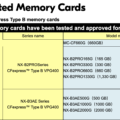 Permalink to List of approved/supported memory cards for the Nikon ZR camera
