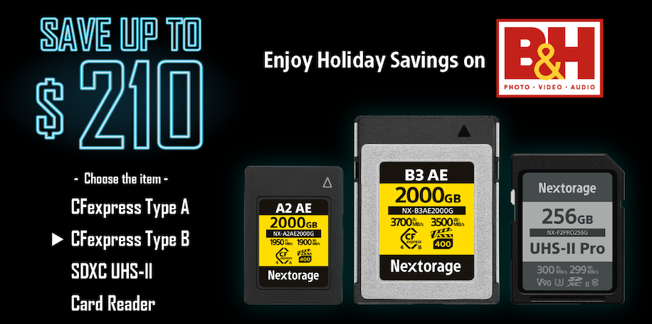 Nextorage Black Friday Sale: up to $210 off on Nextorage memory