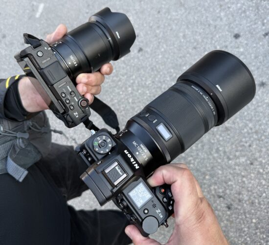 The Nikon ZR next to the Nikon Z6III ©