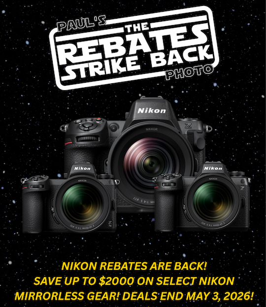 Nikon USA 4月リベート対象製品リストの一部